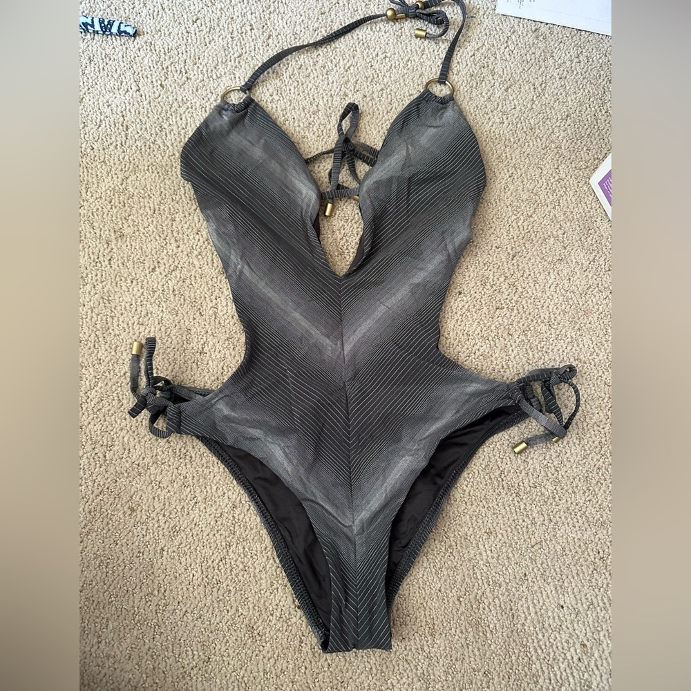 Vitamin A one piece swimsuit grey - Picture 2 of 4